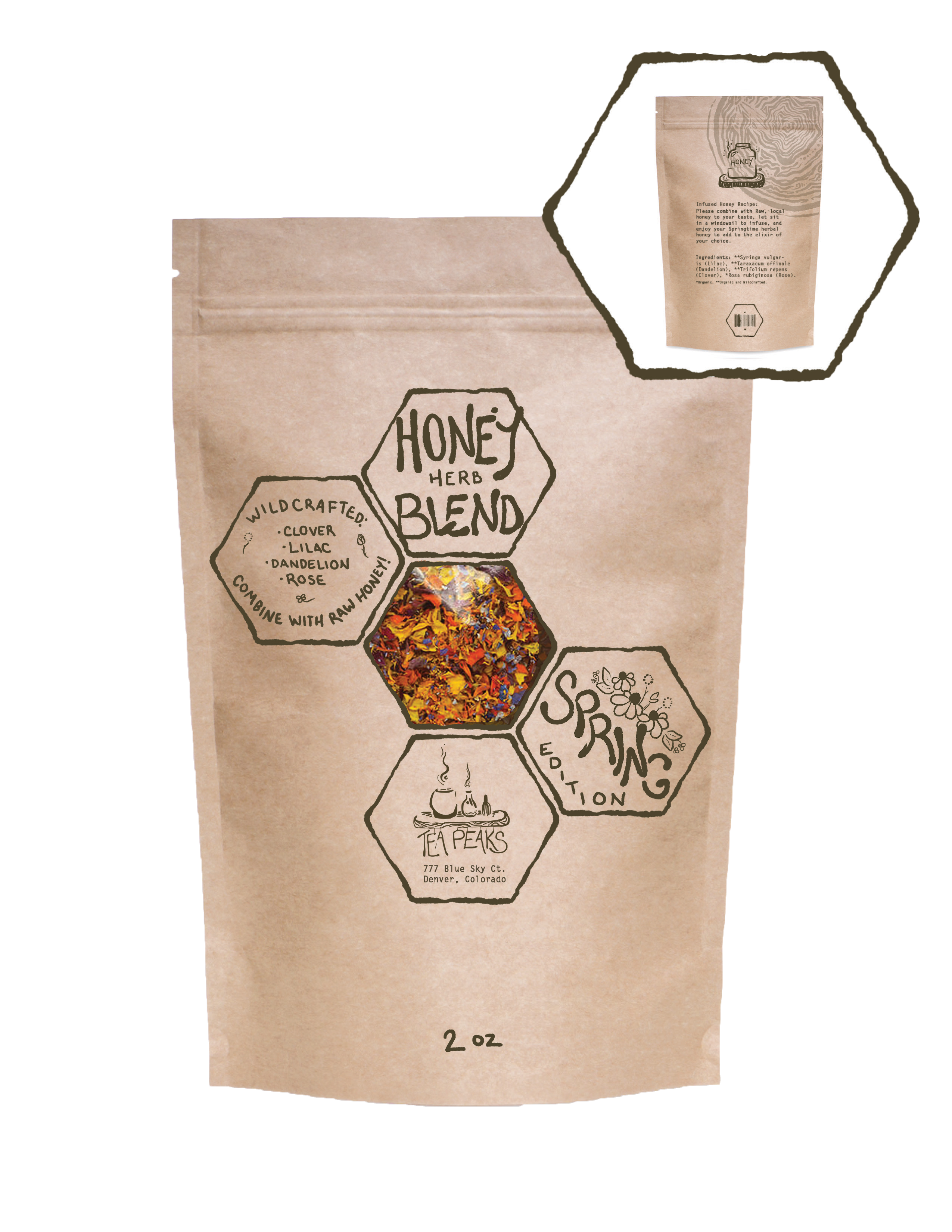 Tea Peaks Packaging Design