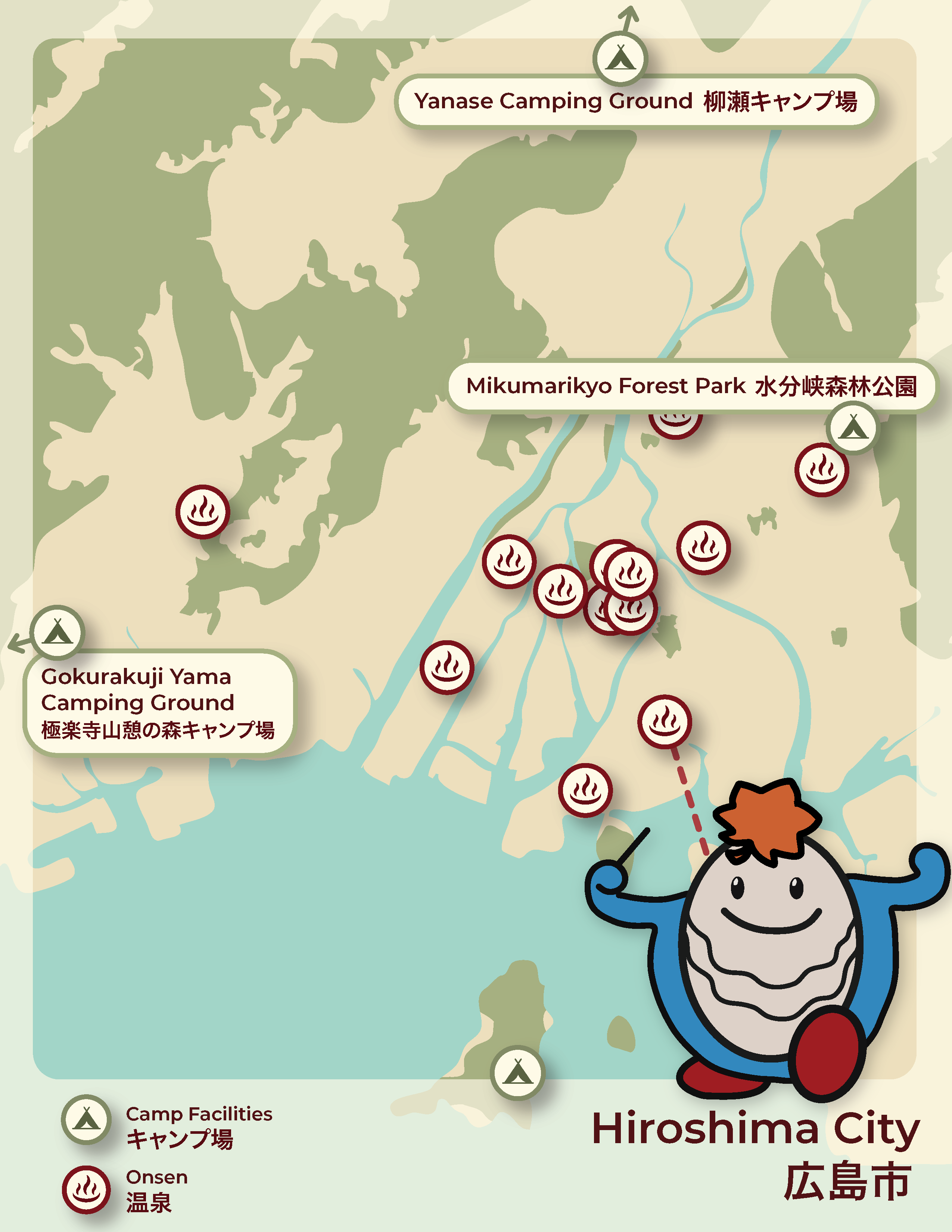 Hiroshima Camp Map
